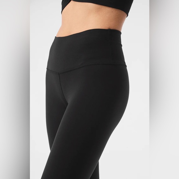 Alo 7/8 High-Waist Airbrush Legging Small Black - Picture 5 of 12